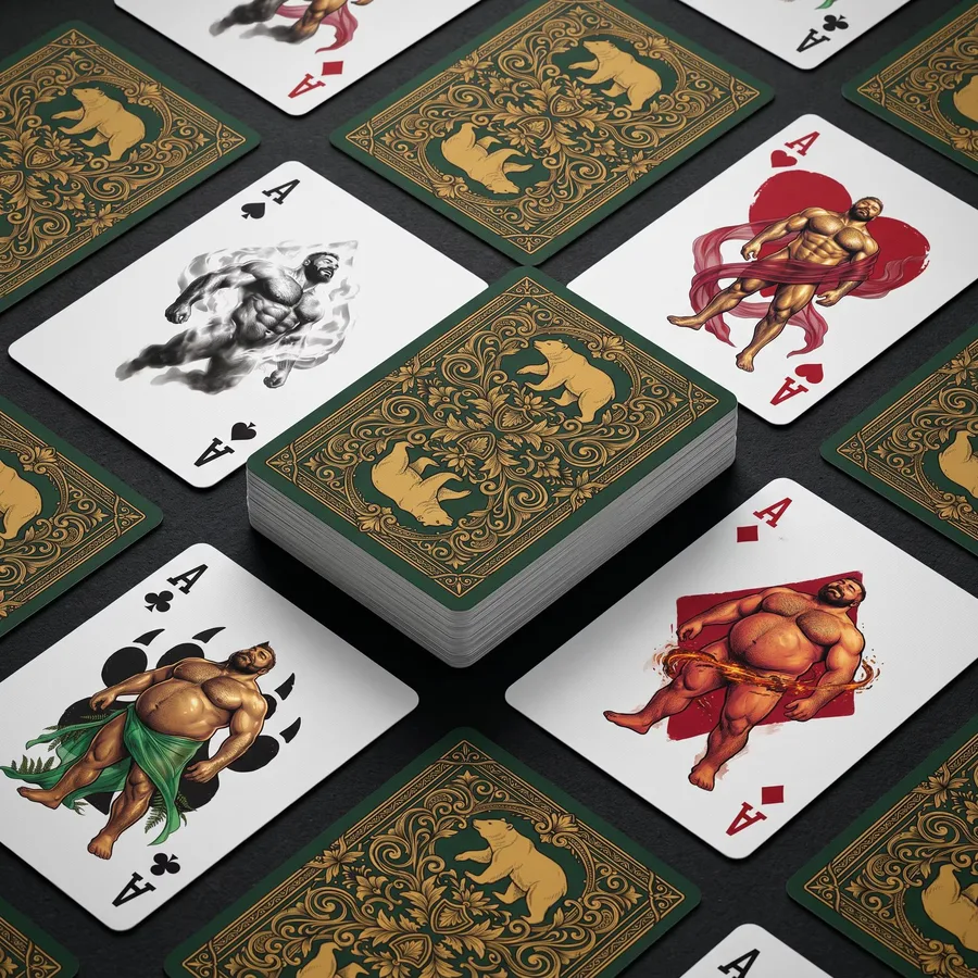 Bear Deck playing cards